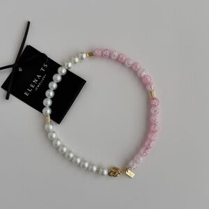 657 Rose Quartz Pearl Necklace